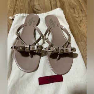 Valentino flip flops size 37